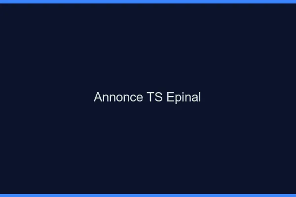 Annonce TS Épinal