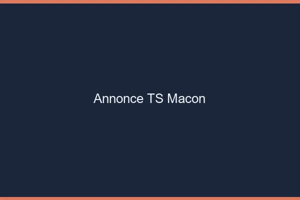 Annonce TS Mâcon