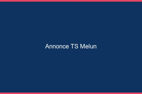 Annonce TS Melun