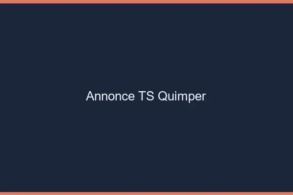 Annonce TS Quimper