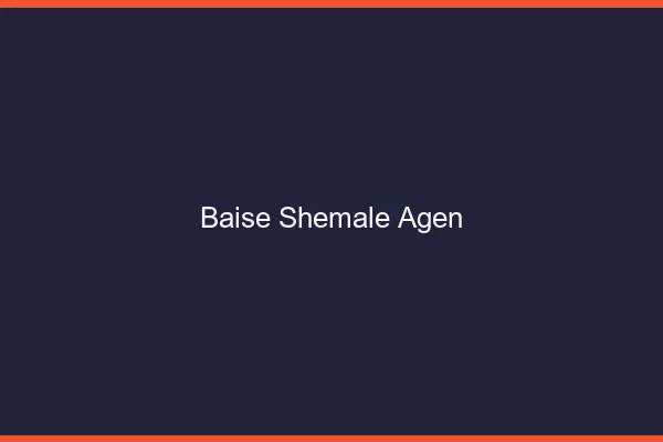 Baise shemale Agen