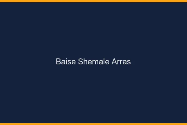 Baise shemale Arras