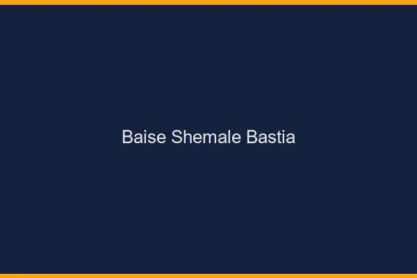 Baise shemale Bastia