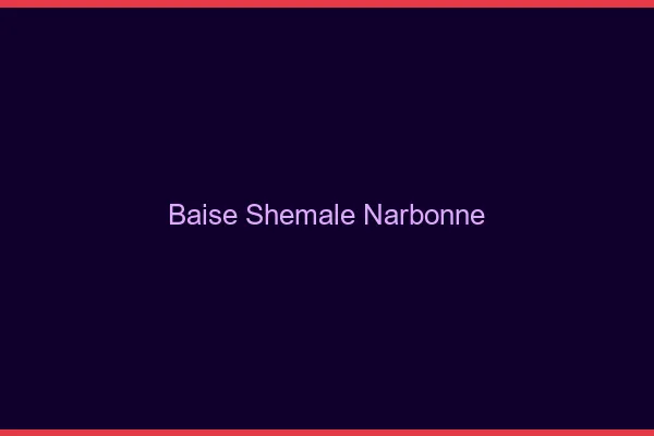 Baise shemale Narbonne