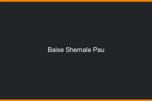 Baise shemale Pau