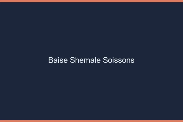 Baise shemale Soissons