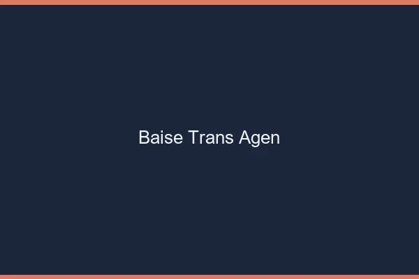 Baise trans Agen