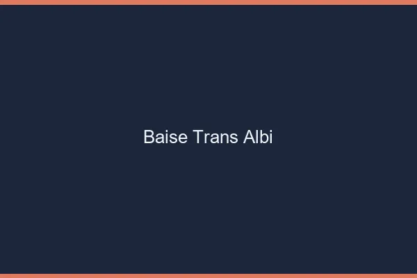 Baise trans Albi