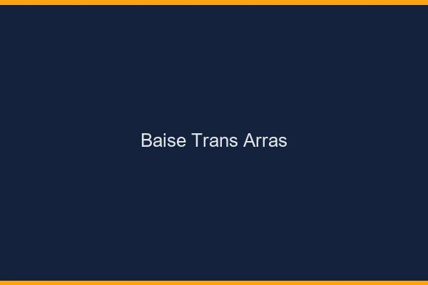 Baise trans Arras
