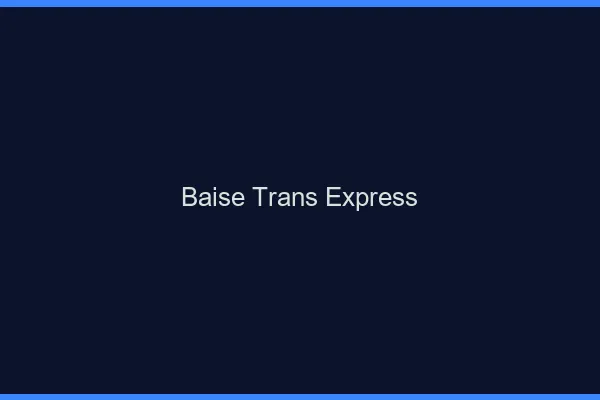 Baise trans express