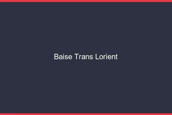 Baise trans Lorient
