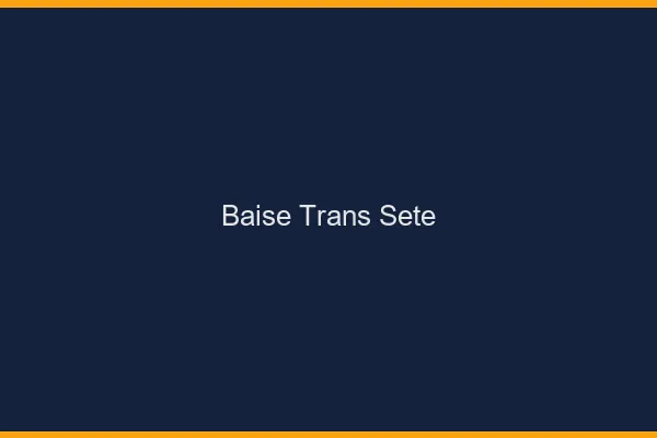 Baise trans Sète