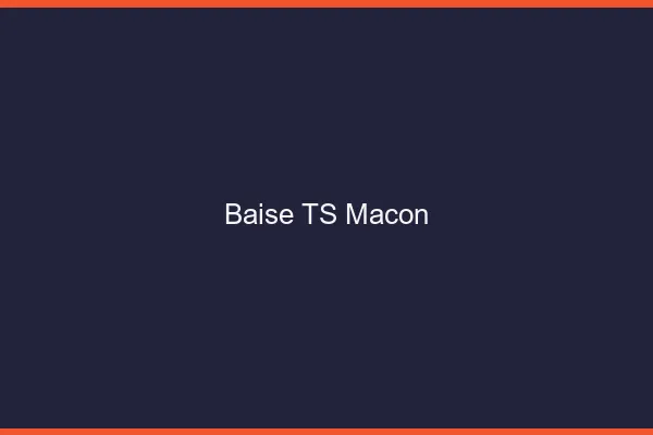 Baise TS Mâcon