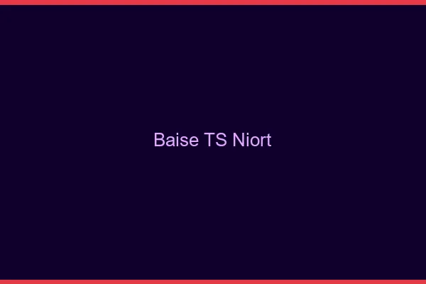 Baise TS Niort