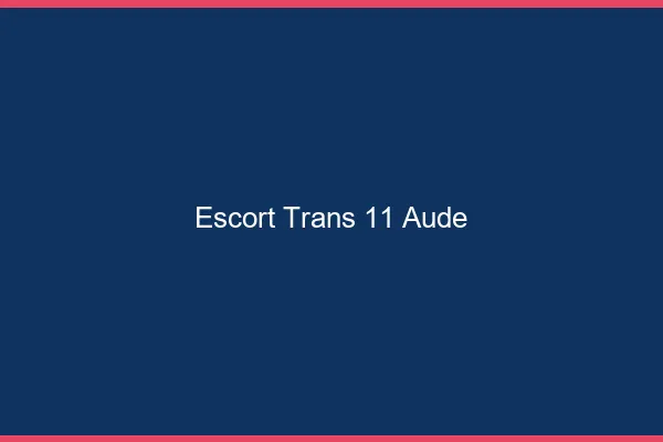 Escort trans 11 aude