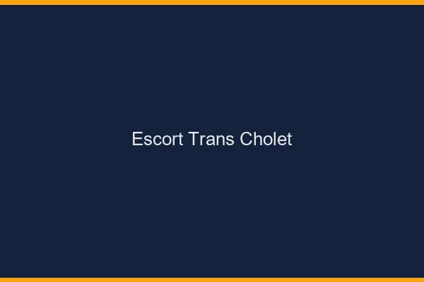 Escort trans Cholet