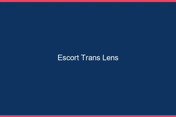 Escort trans Lens