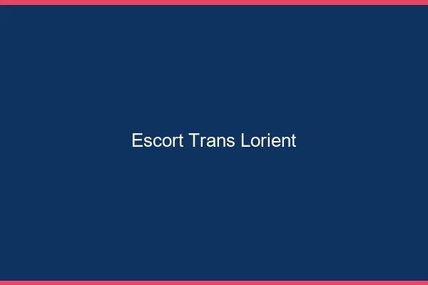 Escort trans Lorient