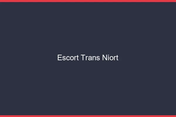 Escort trans Niort
