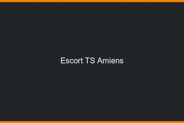 Escort TS Amiens