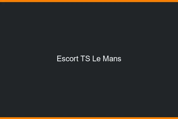 Escort TS le mans
