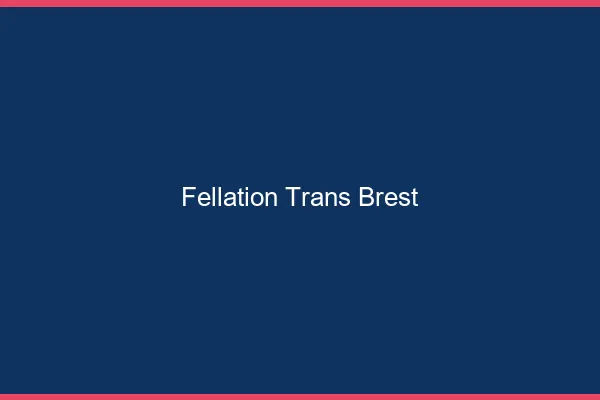Fellation trans Brest