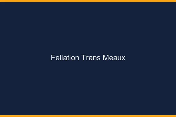 Fellation trans Meaux