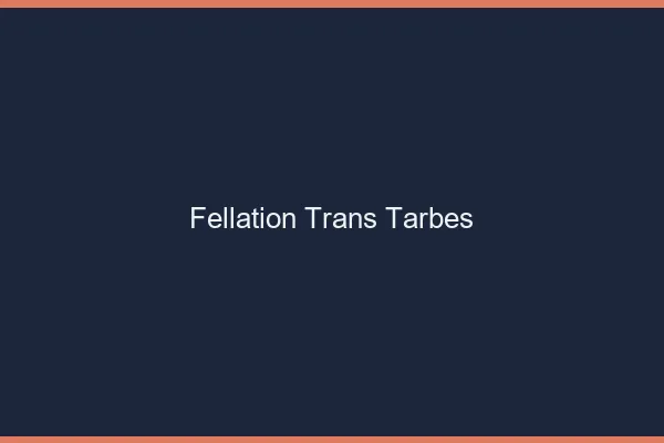 Fellation trans Tarbes