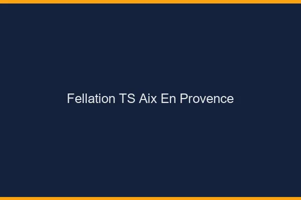 Fellation TS Aix-en-Provence