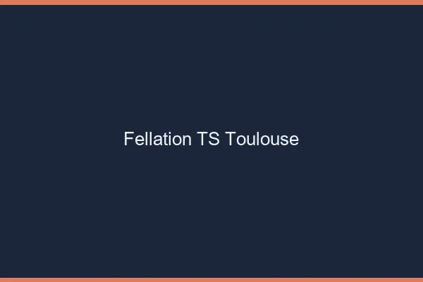 Fellation TS Toulouse
