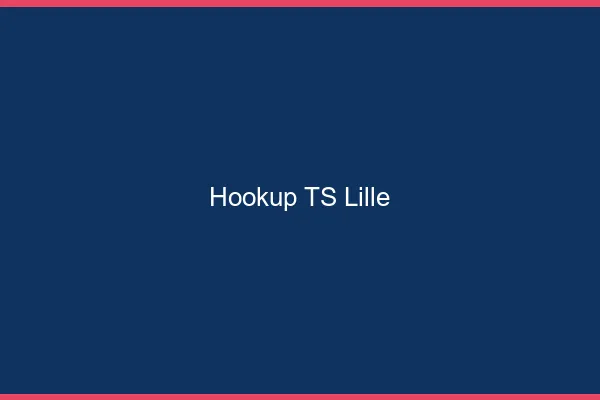 Hookup TS Lille