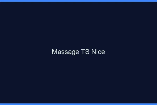Massage TS Nice
