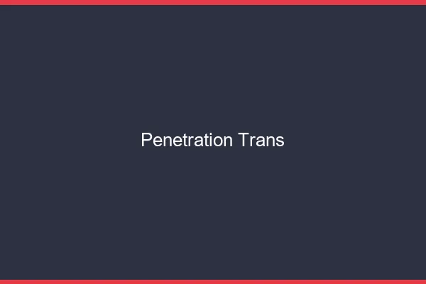 Pénétration trans