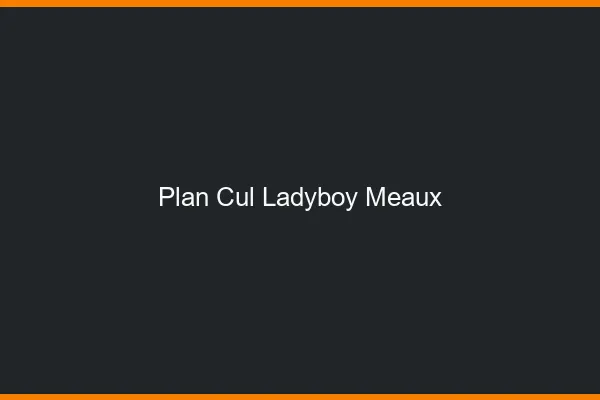 Plan cul ladyboy Meaux