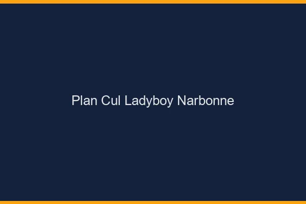 Plan cul ladyboy Narbonne
