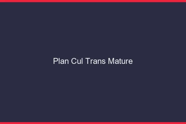 Plan cul trans mature