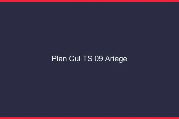 Plan cul TS 09 ariège