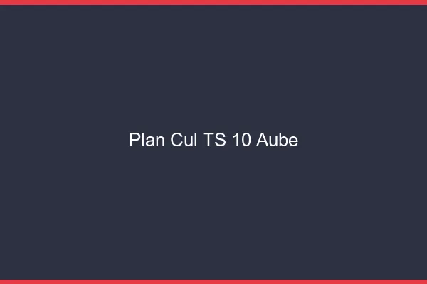 Plan cul TS 10 aube