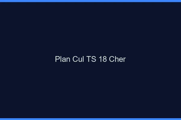 Plan cul TS 18 cher