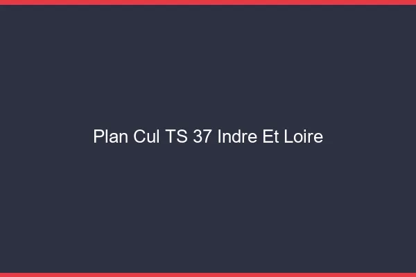 Plan cul TS 37 indre-et-loire