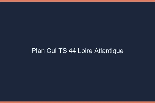 Plan cul TS 44 loire-atlantique