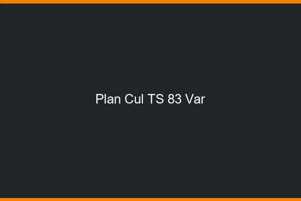 Plan cul TS 83 var