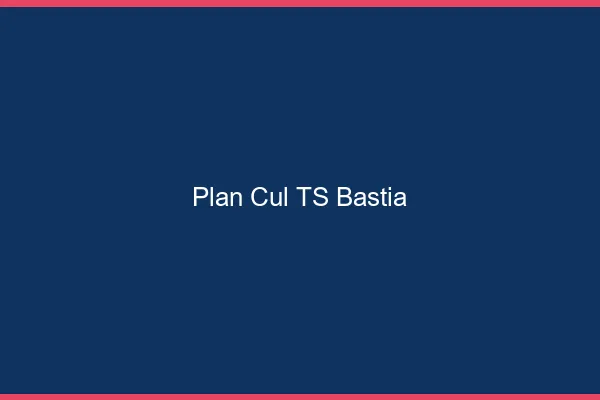 Plan cul TS Bastia