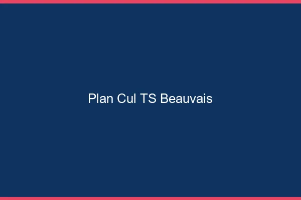 Plan cul TS Beauvais