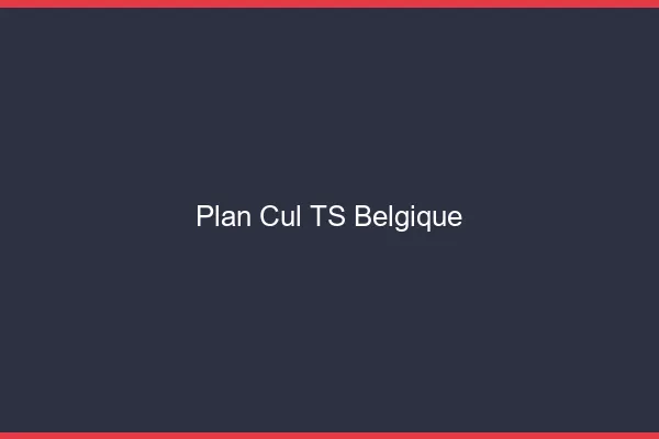 Plan cul TS Belgique