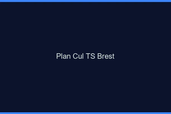 Plan cul TS Brest