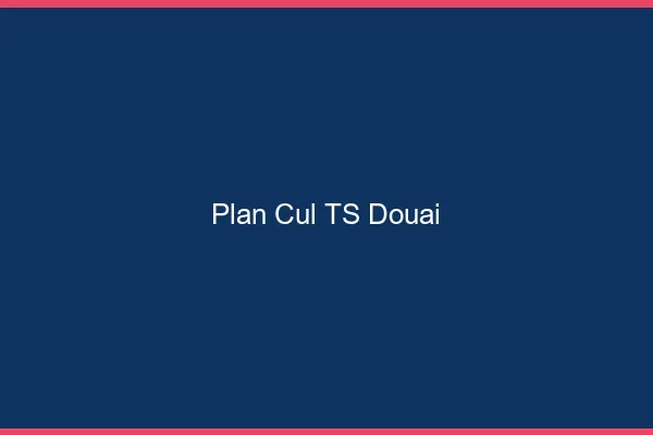 Plan cul TS Douai