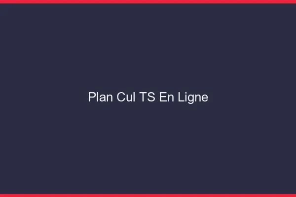 Plan cul TS en ligne