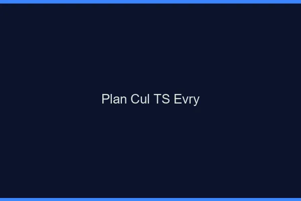 Plan cul TS Évry