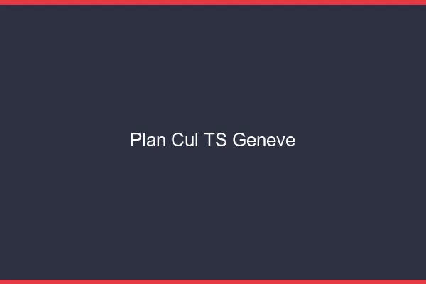Plan cul TS Genève